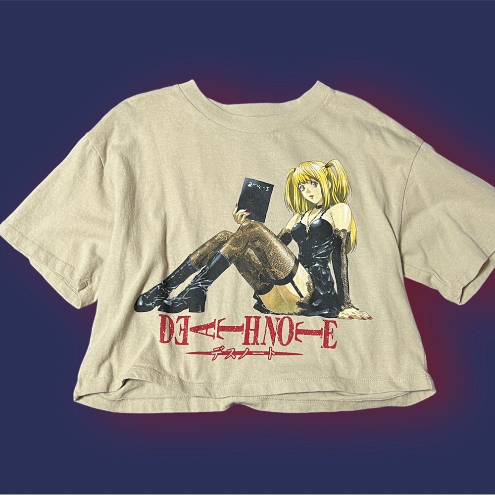 Misa Death Note Cropped T-Shirt